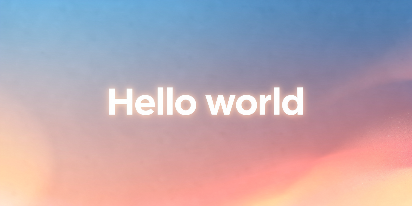 Hello World!